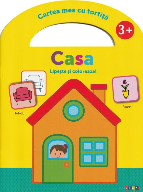 casa-lipeste-si-coloreaza Lipește și colorează. Cartea mea cu tortița: Casa