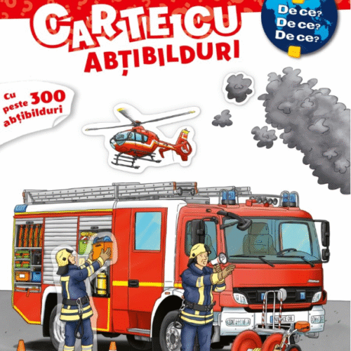 pompieri carte cu abti Pompierii – Carte cu abțibilduri