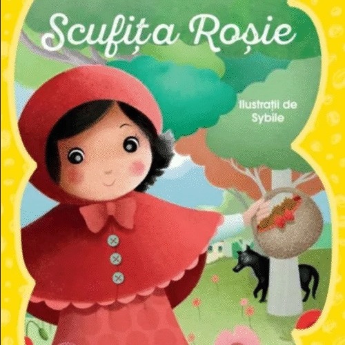 scufita rosie-majuscule Prima mea lectura. Scufita rosie. Poveste cu majuscule (Nivelul 2)