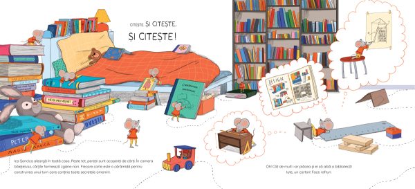 Ica Şoricica iubeşte cărţile