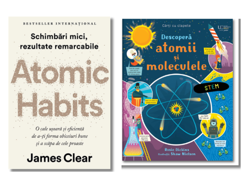 Pachet Atomic Habits + Descoperă atomii și moleculele (Usborne)