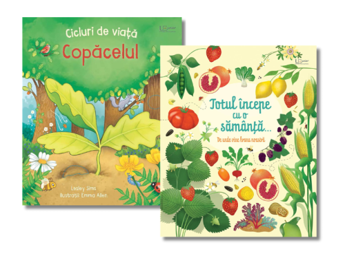 3 Pachet Cicluri de viață. Copăcelul + Totul incepe cu o sămânță