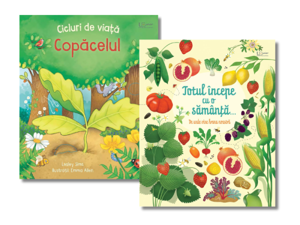 Pachet Cicluri de viață. Copăcelul + Totul incepe cu o sămânță