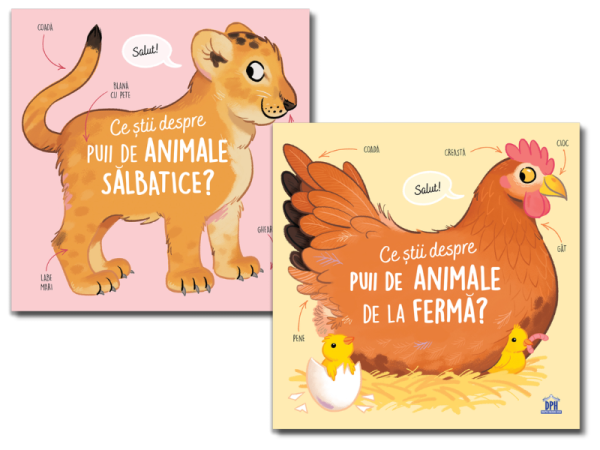 6 Pachet Ce știi despre puii de animale
