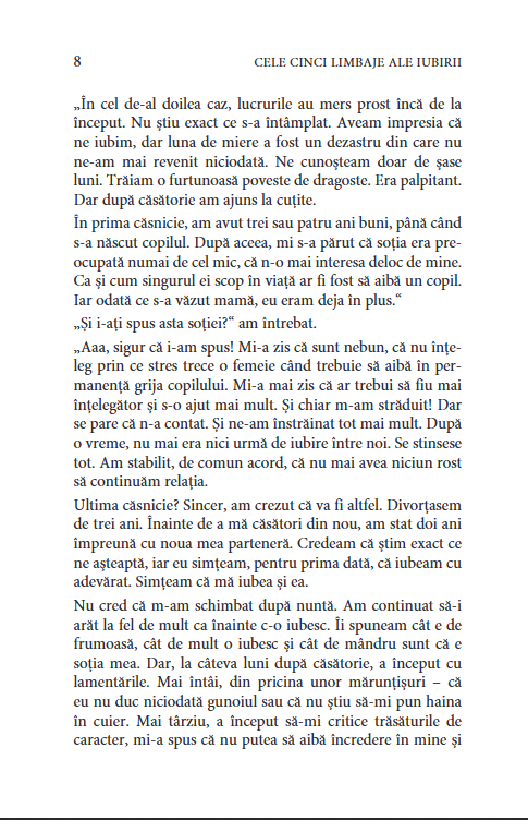 Cele cinci limbaje ale iubirii