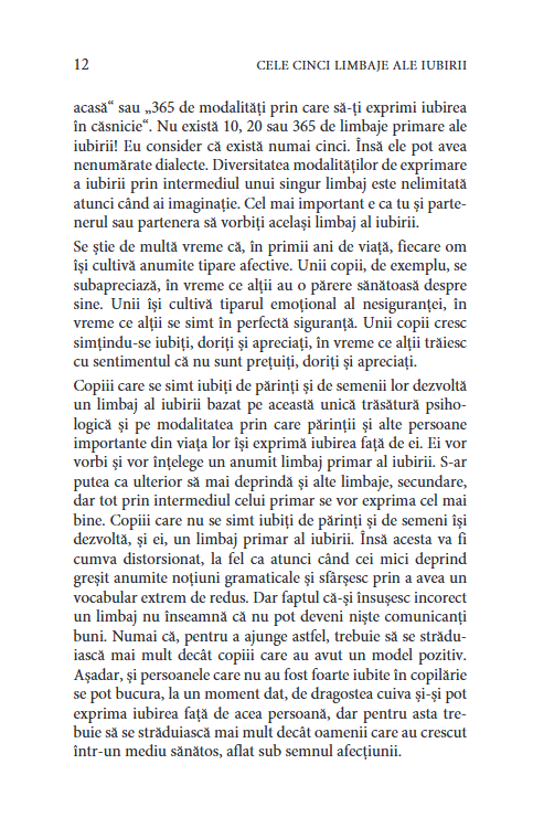 Cele cinci limbaje ale iubirii